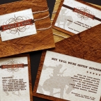 Southall Eden Paperie Western Wedding Invitations