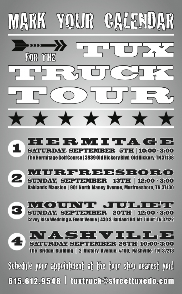Street Tuxedo’s Tuxedo Truck Tour in Nashville image