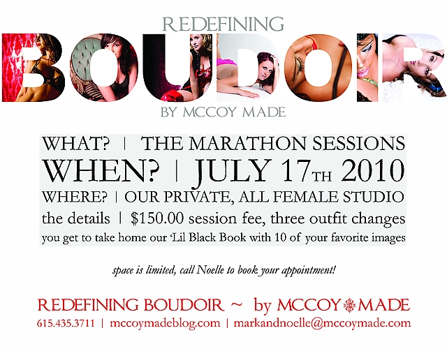 McCoy Made Boudoir Photography Marathon image