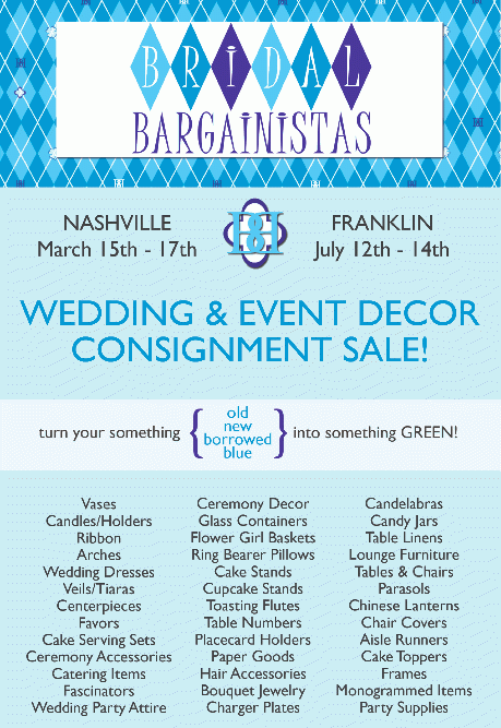 Bridal Bargainistas in Franklin - Wedding Consignment Sale image