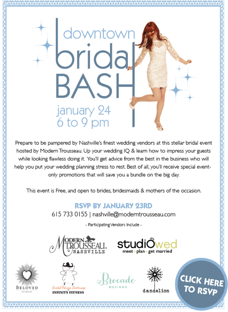 Modern Trousseau Downtown Nashville Bridal Bash! image
