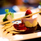 Chef’s Market Mini Cake with Chocolate and Strawberry Dessert