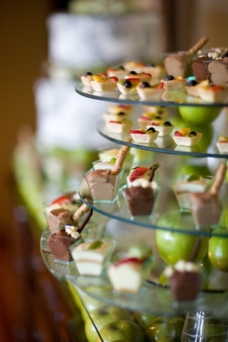 A Catered Affair Dessert Tarts and Pudding Display