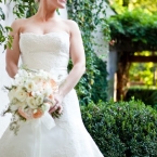 b. Hughes Bridal Bride in Vera Wang Gown Close Up