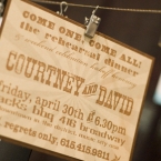 Custom Wedding Invitations by Designs in Paper