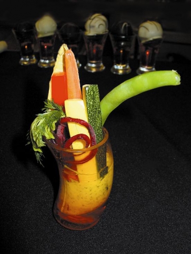 Chef’s Market Veggie Shot Appetizer