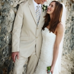 Bahamas Destination Wedding Couple Gazing