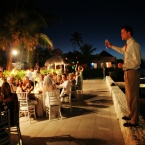 Bahamas Destination Wedding Ocean Reception