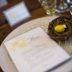 Front Porch Farms Table Setting with Menu