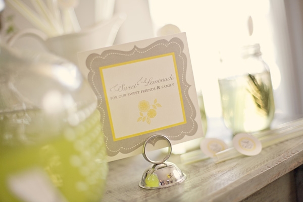 Front Porch Farms Place Card on Counter Top