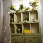 Front Porch Farms Decorated Cabinet