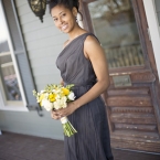 Front Porch Farms Bridemaid Gown in Midnight Gray