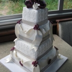 Signature Cakes by Vicki - Purple and White