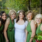 Lotus Blossom Photography Bridal Party Wearing Green and White