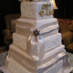 Signature Cakes by Vicki - White with Jewelry and Ribbons