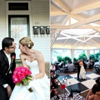 Pink and Black Wedding at CJ’s Off The Square