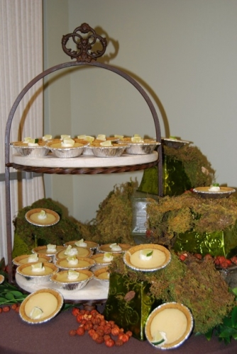 The Bake Shoppe Mini Keylime Pie Display