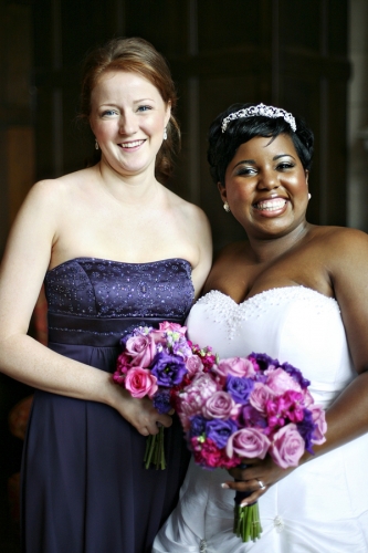 Wedding Day by jHenderson Studios Scarritt-Bennett Wedding Bride with Bridesmaid