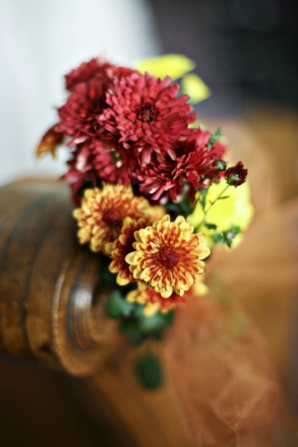 Wedding Day by jHenderson Studios Fall Nashville Wedding Floral Arrangement