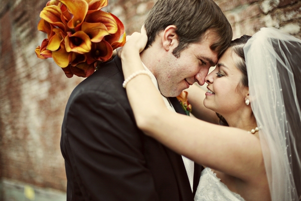 Wedding Day by jHenderson Studios Fall Nashville Wedding Bride and Groom Embracing