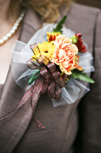 Wedding Day by jHenderson Studios Fall Nashville Wedding Orange Corsage