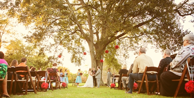 Blue and Red Converse DIY Nashville Wedding Ceremony