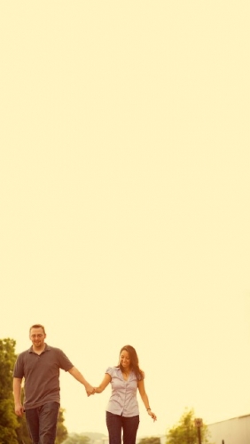 Jonathon Campbell Photography Engagement Photo Railroad