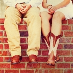 Jonathon Campbell Photography Engagement Photo Couple Wearing Boots