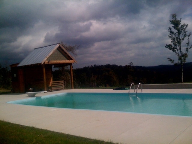 Swimming Pool at Front PorchFarms Wedding Venue