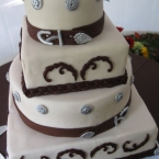 Signature Cakes by Vicki - Brown Belt Buckles