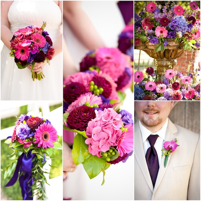 legacy farms wedding purple bright colors beautiful flowers