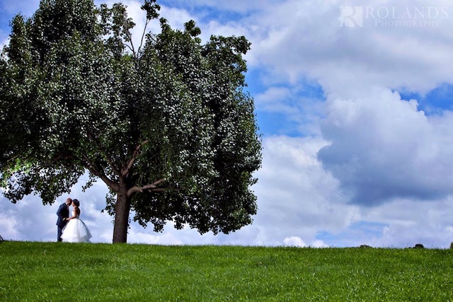 after wedding photos, getting married in nashville, african american bride, b hughes bridal, reem acra