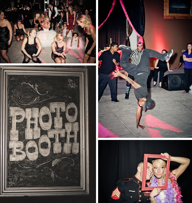 hot pink black nashville wedding journey franklin tn