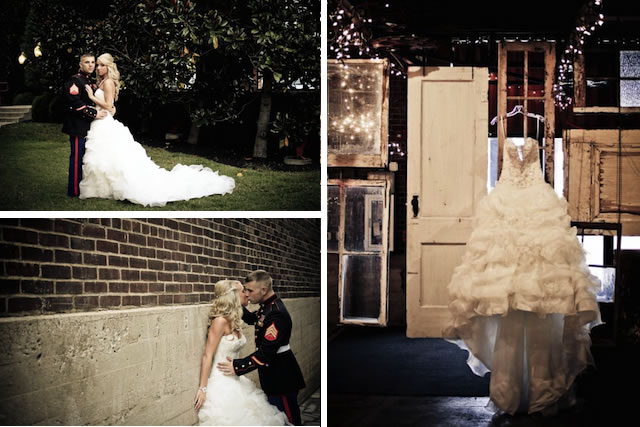 hot pink marine wedding nashville