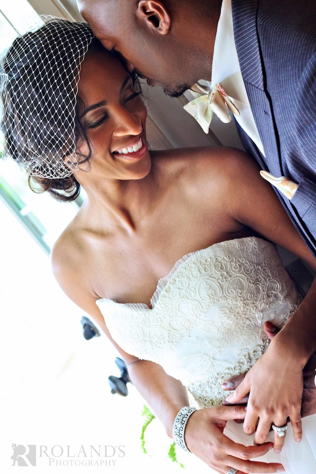 after wedding photos, getting married in nashville, african american bride, b hughes bridal, reem acra