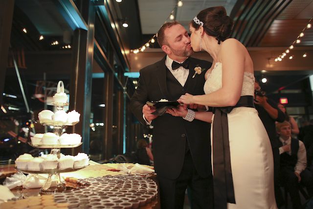 sleek, rooftop downtown wedding nashville