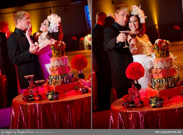 betsey johnson bold colors bright wedding nashville