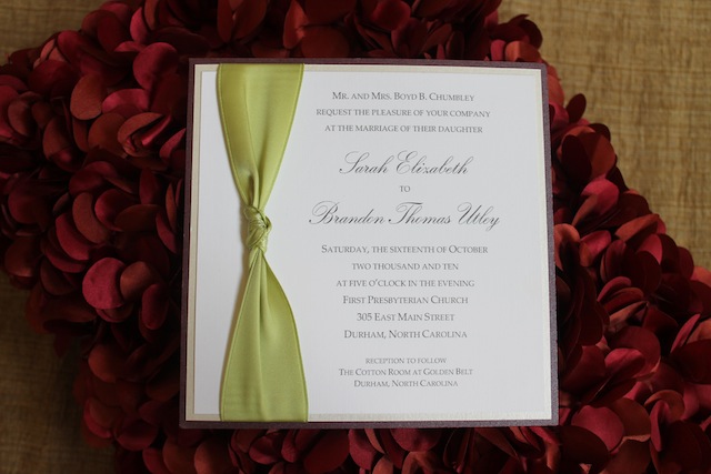 nashville custom wedding invitations, local, chic, modern, affordable, k&m designs