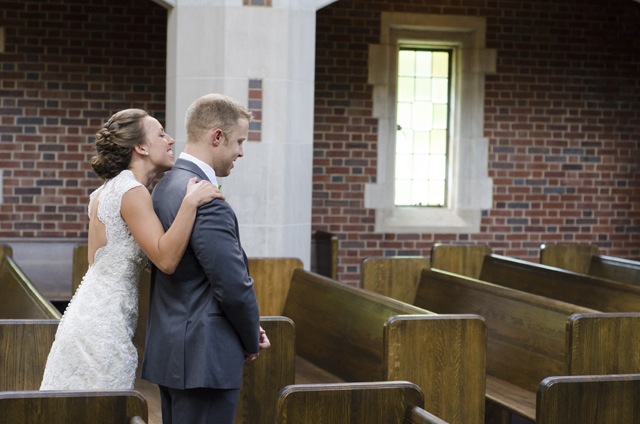 christian bride weds at scarritt bennett wedding with regalo design, dulce dessert cake