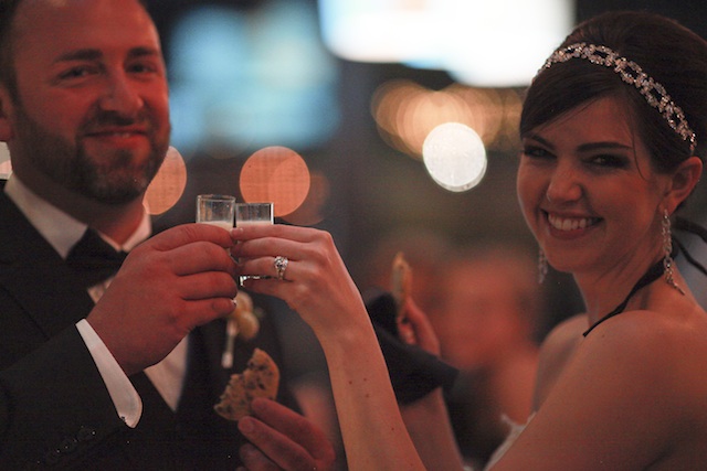 sleek, rooftop downtown wedding nashville
