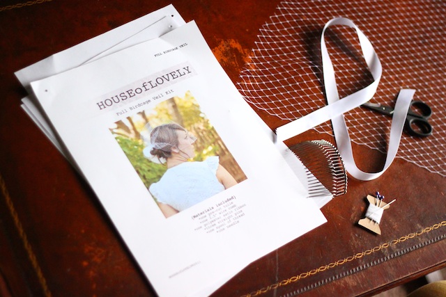 diy homemade veils birdcage traditional 