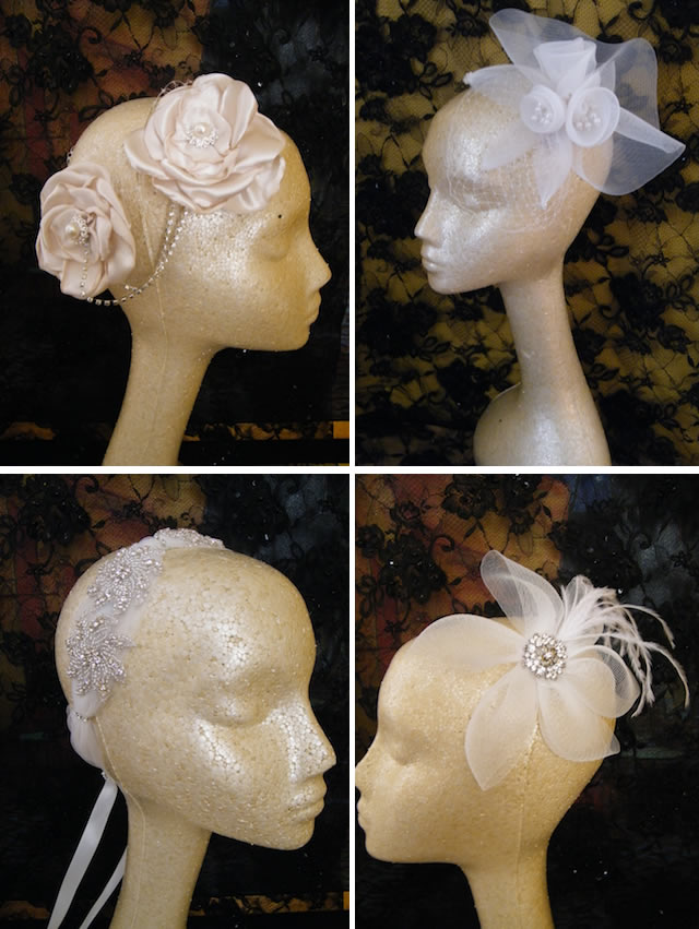 hair accessories, veil, nashville wedding, locally made
