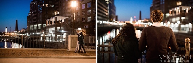 nyk and cali wedding photographers fly to baltimore for engagement session