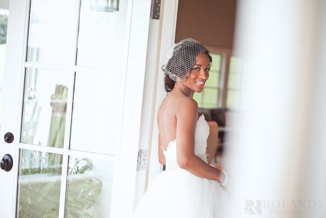 after wedding photos, getting married in nashville, african american bride, b hughes bridal, reem acra