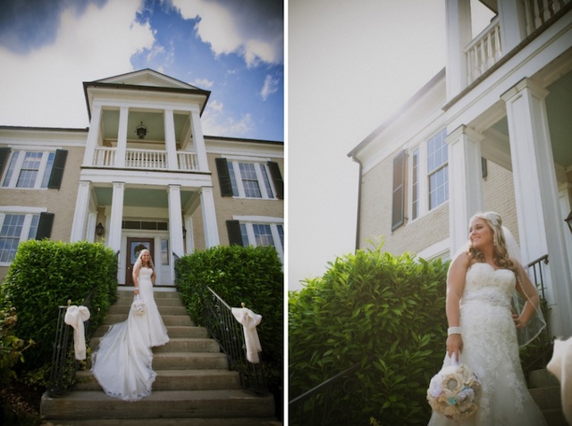 shabby chic nashville wedding gallatin tn baber house