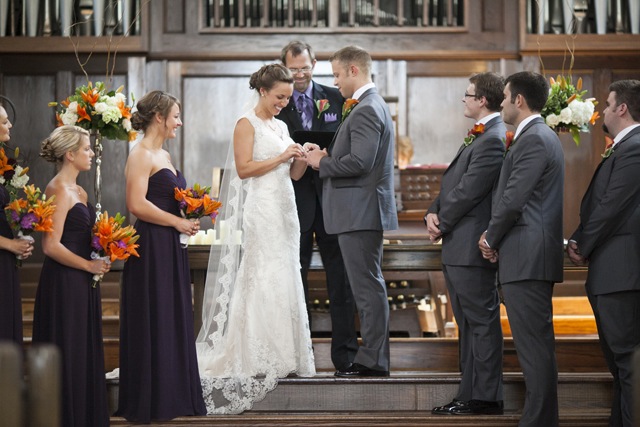 christian bride weds at scarritt bennett wedding with regalo design, dulce dessert cake