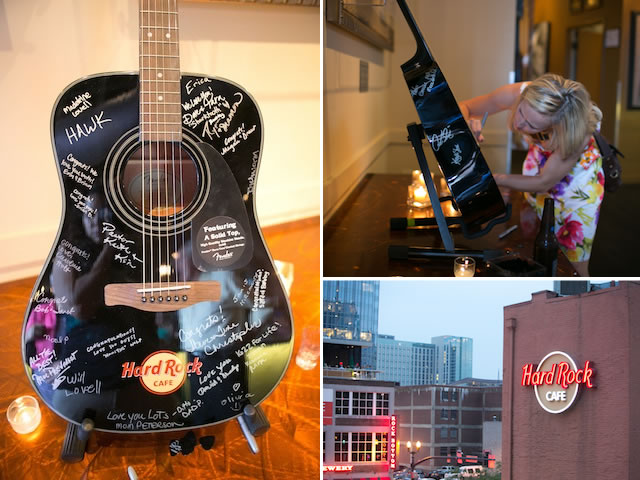 wedding rehearsal dinner nashville downtown, hard rock cafe