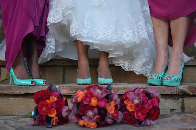 african american bride nashville, beautiful franklin tn wedding, colorful, mint, fuchsia tangerine, plum