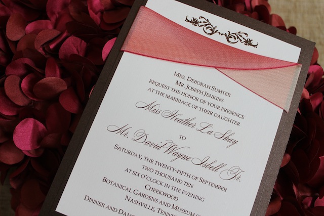 nashville custom wedding invitations, local, chic, modern, affordable, k&m designs