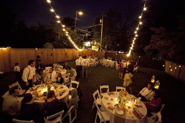 outdoor backyard wedding nashville small budget diy